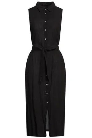 120% Lino VESTIDOS - Vestidos midi