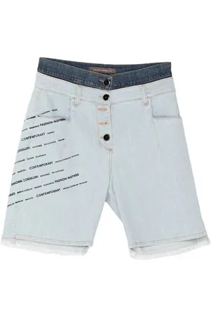SIMONA CORSELLINI PARTES DE ABAJO - Shorts vaqueros