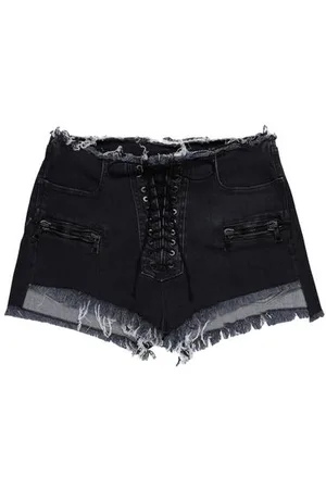 BEN TAVERNITI PARTES DE ABAJO - Shorts vaqueros