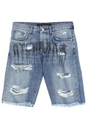 John Richmond PARTES DE ABAJO - Shorts vaqueros