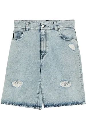 Msgm PARTES DE ABAJO - Shorts vaqueros