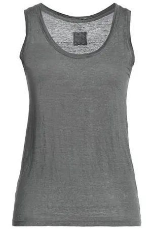 120% Lino CAMISETAS Y TOPS - Camisetas de tirantes