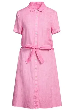 120% Lino VESTIDOS - Vestidos midi