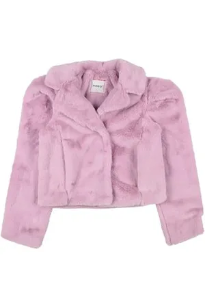 Chaqueta Pinko Con Manga De Pelo Sintético Rosa Mujer