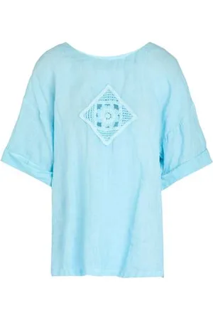 120% Lino CAMISETAS Y TOPS - Tops