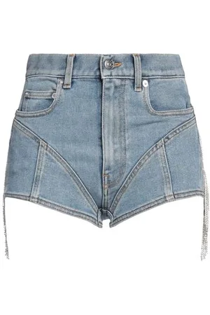 MUGLER PARTES DE ABAJO - Shorts vaqueros