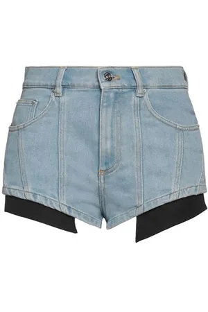 MUGLER PARTES DE ABAJO - Shorts vaqueros