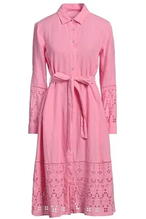 120% Lino VESTIDOS - Vestidos midi