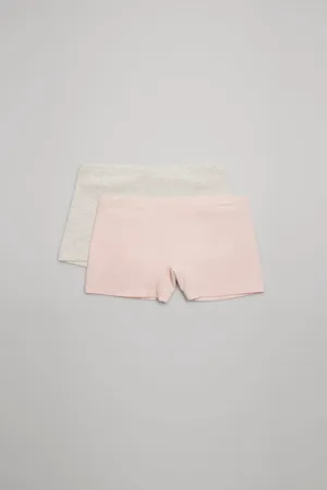 YSABEL MORA Pack de 2 culottes juveniles rosa y gris