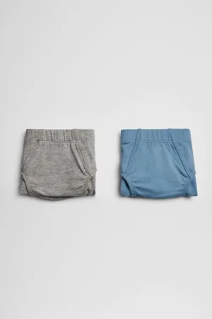 YSABEL MORA Pack de 2 slips de niño algodón azul y gris