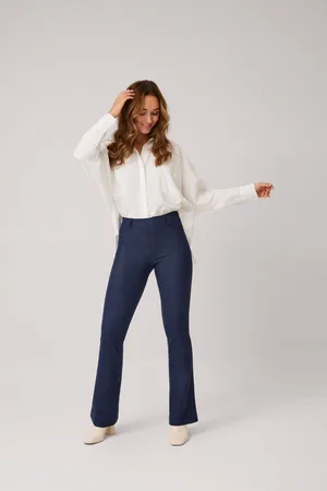 YSABEL MORA Leggings vaqueros flare