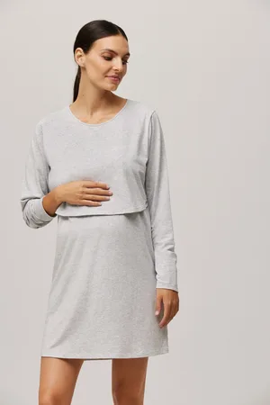 YSABEL MORA Camisón de maternidad manga larga