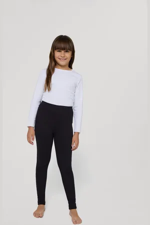YSABEL MORA Leggings cálidos de niña algodón natural