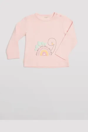 YSABEL MORA Camiseta bebé manga larga dinosaurio