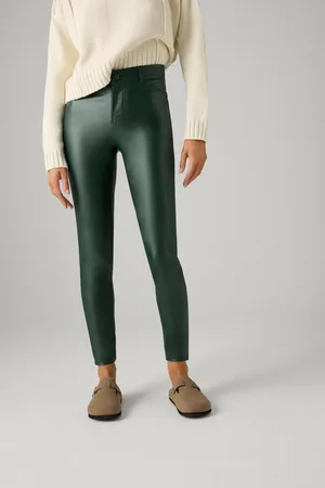 YSABEL MORA Pantalones vaqueros tejido engomado