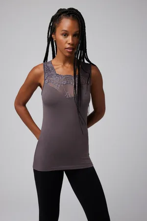 YSABEL MORA Camiseta térmica encaje sin mangas