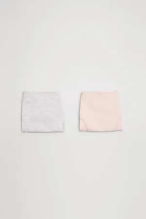 YSABEL MORA Pack de 2 bragas juveniles rosa y gris