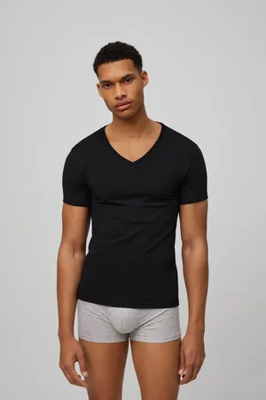YSABEL MORA Camiseta interior manga corta cuello pico
