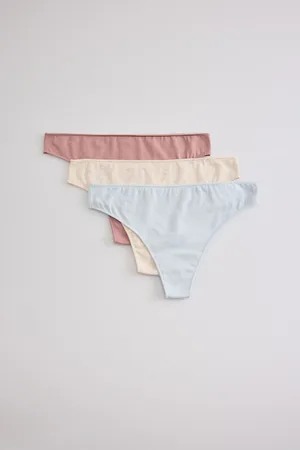 YSABEL MORA Pack de 3 tangas básicos colores suaves