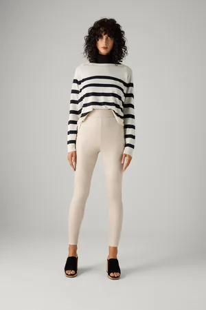 YSABEL MORA Leggings efecto metalizado