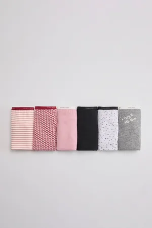 YSABEL MORA Pack 6 bragas midi algodón estampadas