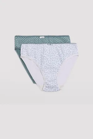 YSABEL MORA Pack de 2 bragas midi estampado floral