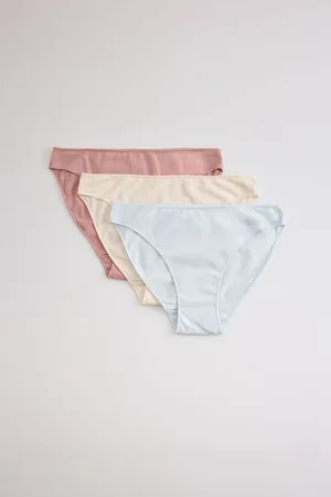 YSABEL MORA Pack de 3 bragas básicas mini colores suaves