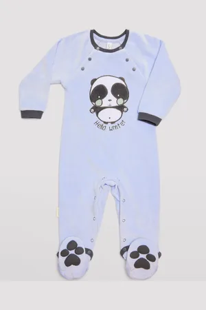 YSABEL MORA Pelele bebé manga larga panda
