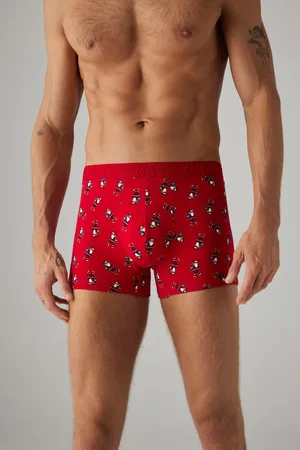 YSABEL MORA Bóxer estampado papá noel