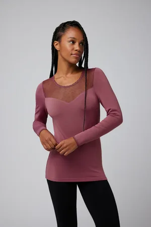 YSABEL MORA Camiseta térmica manga larga plumeti