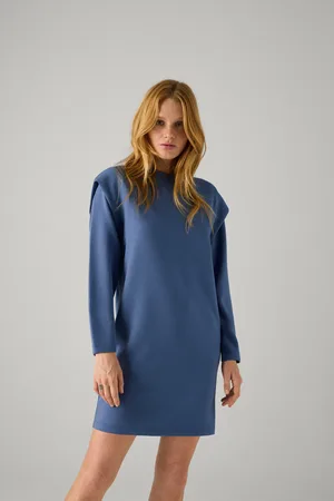 YSABEL MORA Vestido liso manga larga