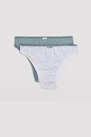 YSABEL MORA Pack de 2 bragas brasileñas estampado floral