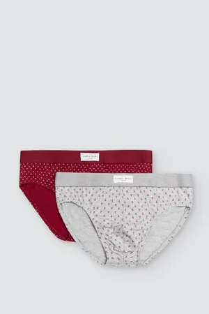 YSABEL MORA Pack de 2 slips estampados marineros y gris