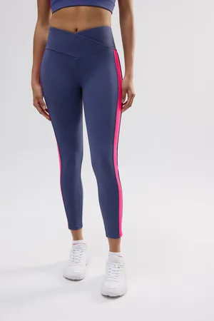 YSABEL MORA Leggings deportivos largos cintura en v color block