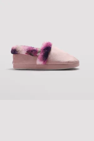 YSABEL MORA Zapatillas de casa pelo rizado estampado