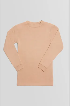 YSABEL MORA Camiseta cálida manga larga cuello semicisne
