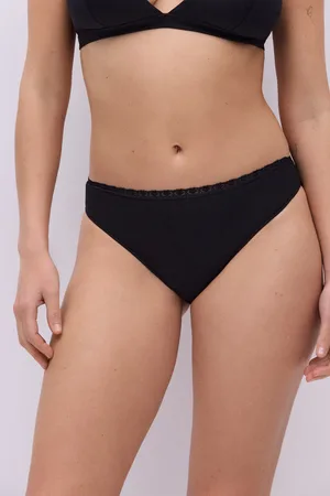 YSABEL MORA Braga mini algodón con detalles encaje