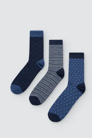YSABEL MORA Pack 3 calcetines bambú hombre estampados