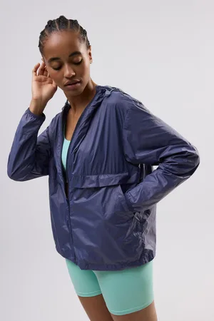YSABEL MORA Chaqueta deportiva plegable con capucha ajustable