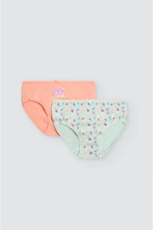YSABEL MORA Pack de 2 braguitas de niña algodón estampadas cupcake