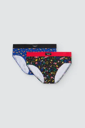 YSABEL MORA Pack de 2 slips estampados Sockarrats