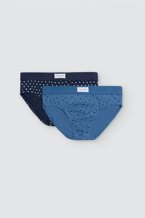 YSABEL MORA Pack de 2 slips estampados marineros