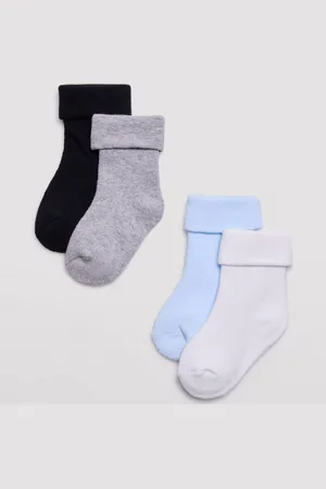 YSABEL MORA Pack 4 calcetines térmicos bebé lisos