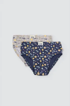 YSABEL MORA Pack de 2 slips de niño estampados safari