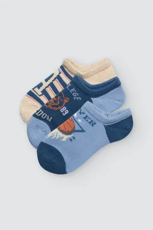 YSABEL MORA Pack 3 calcetines pinkies estampado baloncesto