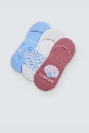 YSABEL MORA Pack 3 calcetines pinkies estampados