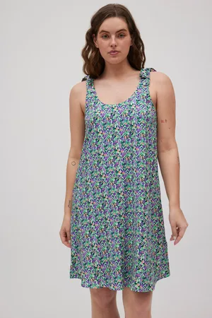 YSABEL MORA Vestido corto tirantes anudados estampado flores