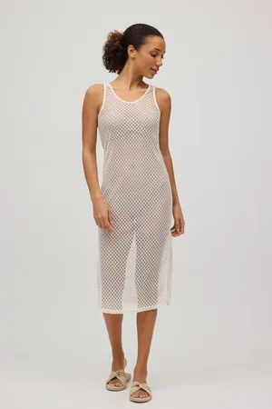YSABEL MORA Vestido calado de tirantes