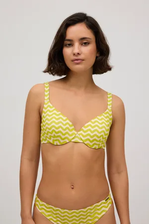 YSABEL MORA Top bikini ondas tirantes anchos copa C