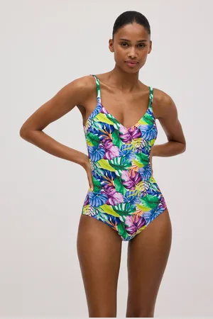 YSABEL MORA Bañador reductor estampado tropical